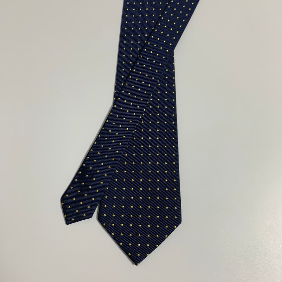 폴로 랄프로렌(POLO) 도트 명품넥타이 B+등급 8cm 상품이미지3