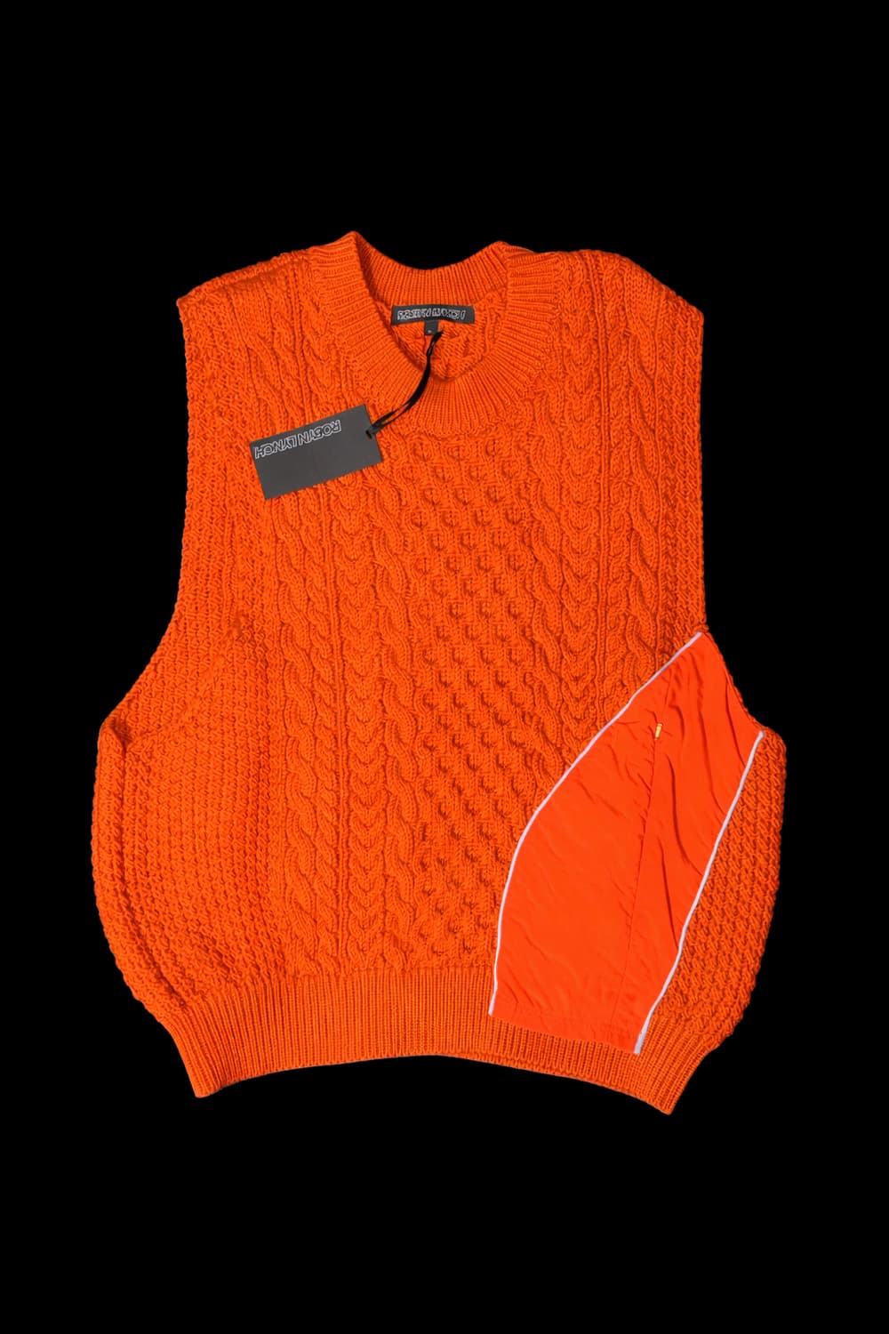 Robyn Lynch 오렌지 니트 조끼 XL 상품이미지1