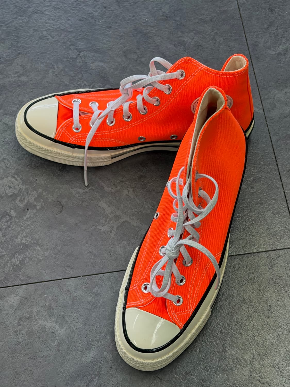 컨버스 척테일러 하이 오렌지 260사이즈 상품이미지3