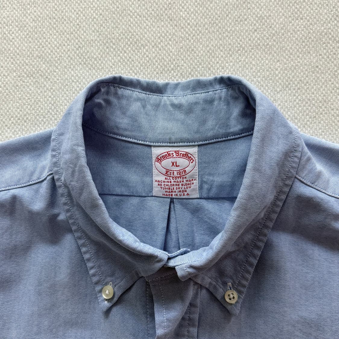 [XL]브룩스브라더스 버튼다운 옥스포드 셔츠 삭스 상품이미지3