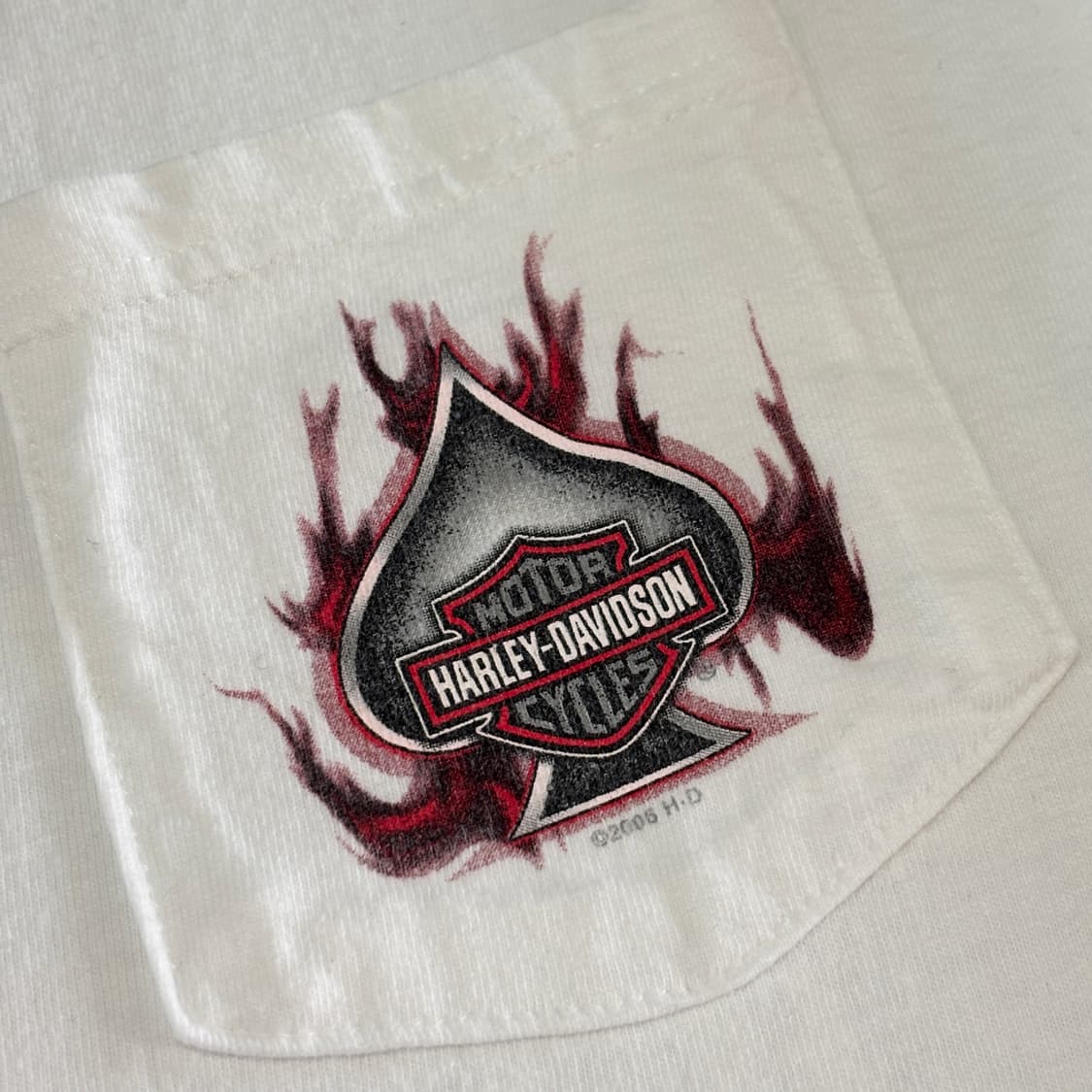 빈티지 할리데이비슨 플레임 롱슬리브 티셔츠 상품이미지5