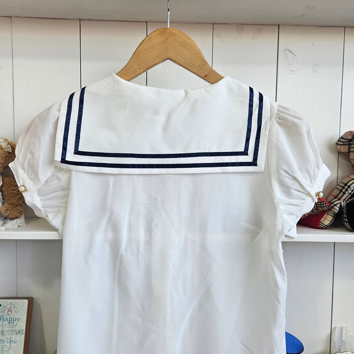 (Ank Rouge) 세일러 카라 블라우스 상품이미지6