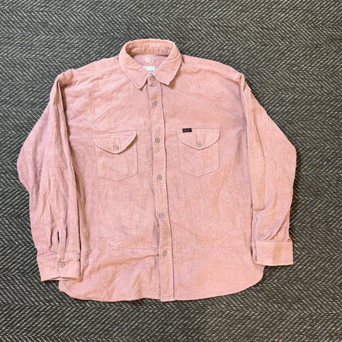 Lee 핑크 코듀로이 남방 셔츠 상품이미지1