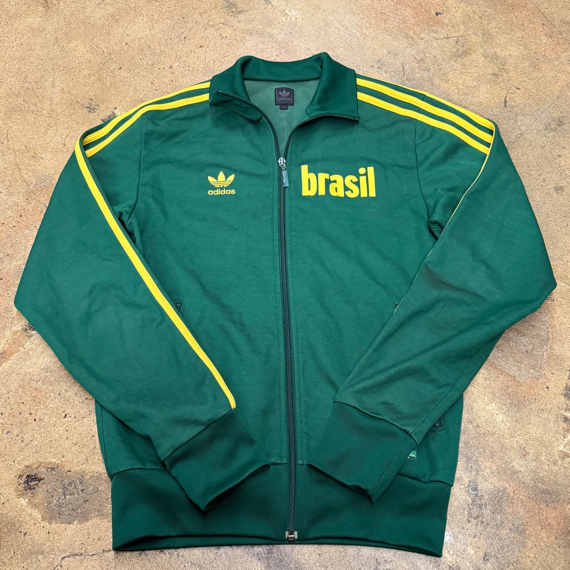 아디다스 브라질 초노 그린 옐로우 져지 트랙탑 상품이미지2