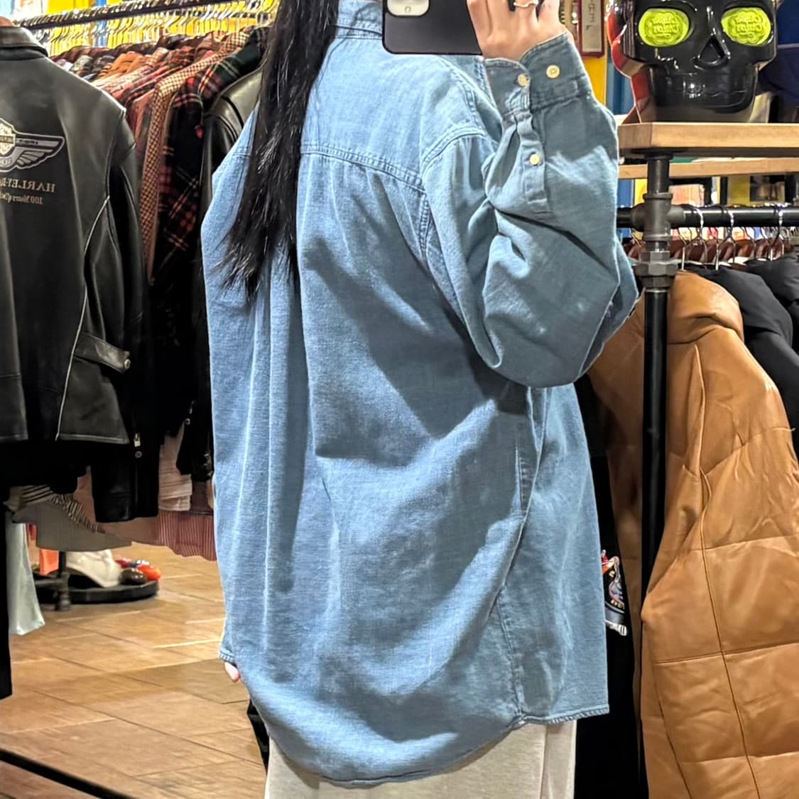 [HI] Carhartt 칼하트 긴팔셔츠 블루 상품이미지5