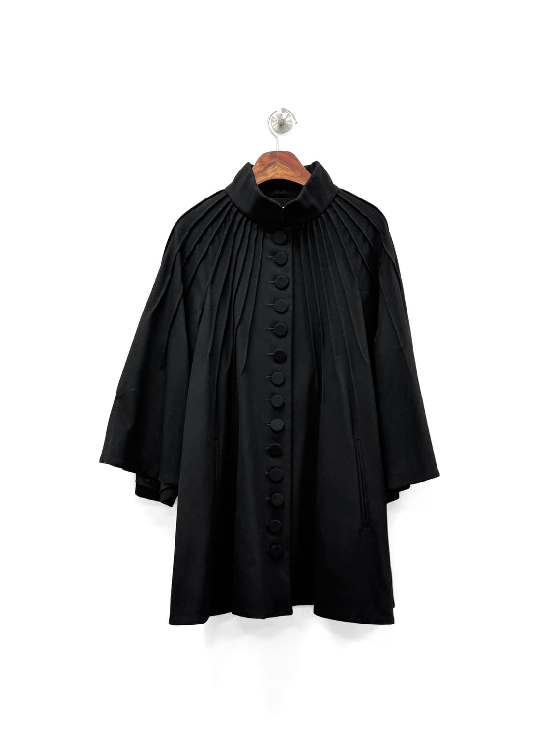 France ANDREW GN Pleated Short Coat 상품이미지3