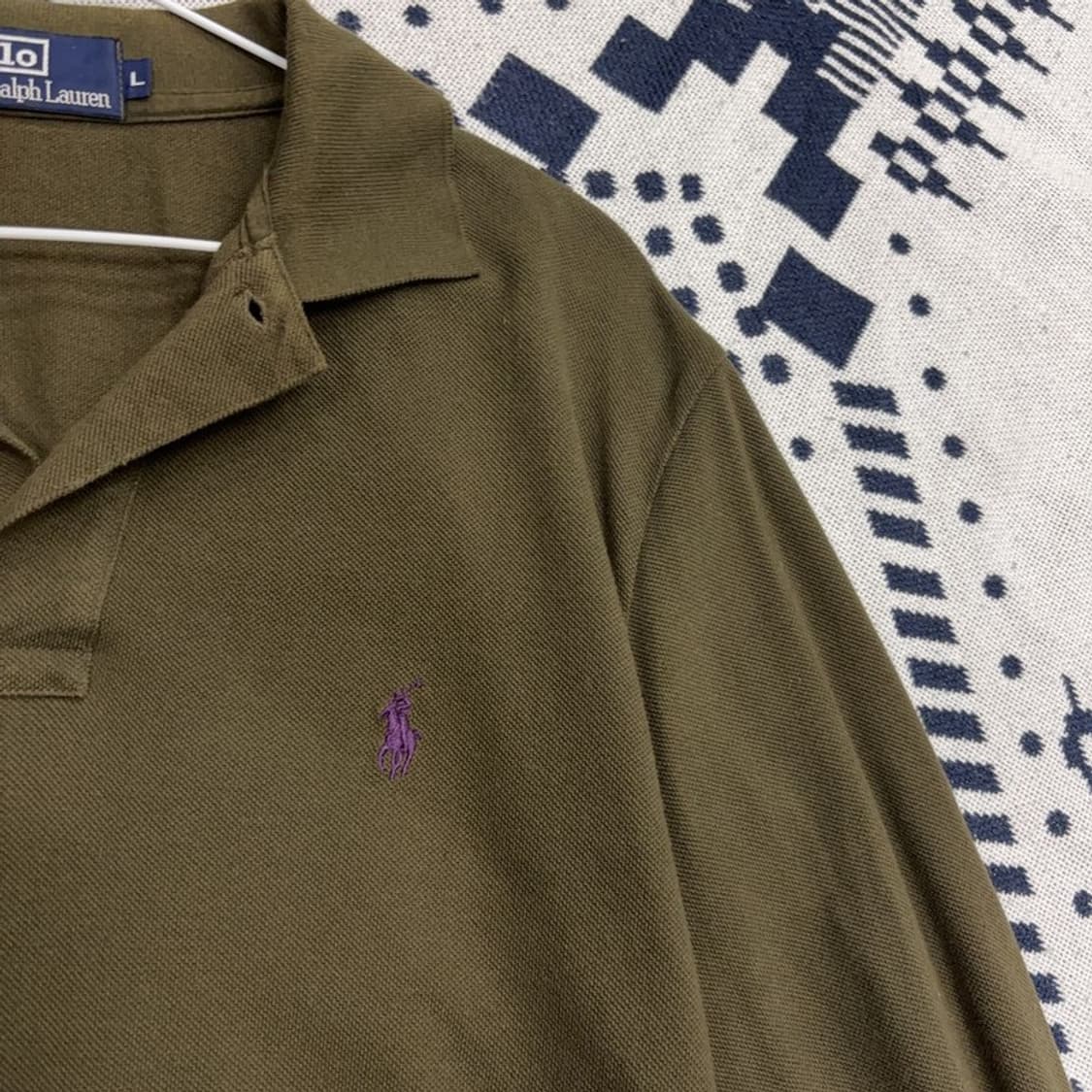 폴로 랄프로렌 재팬 자수로고 긴팔카라티 L P00029 상품이미지2