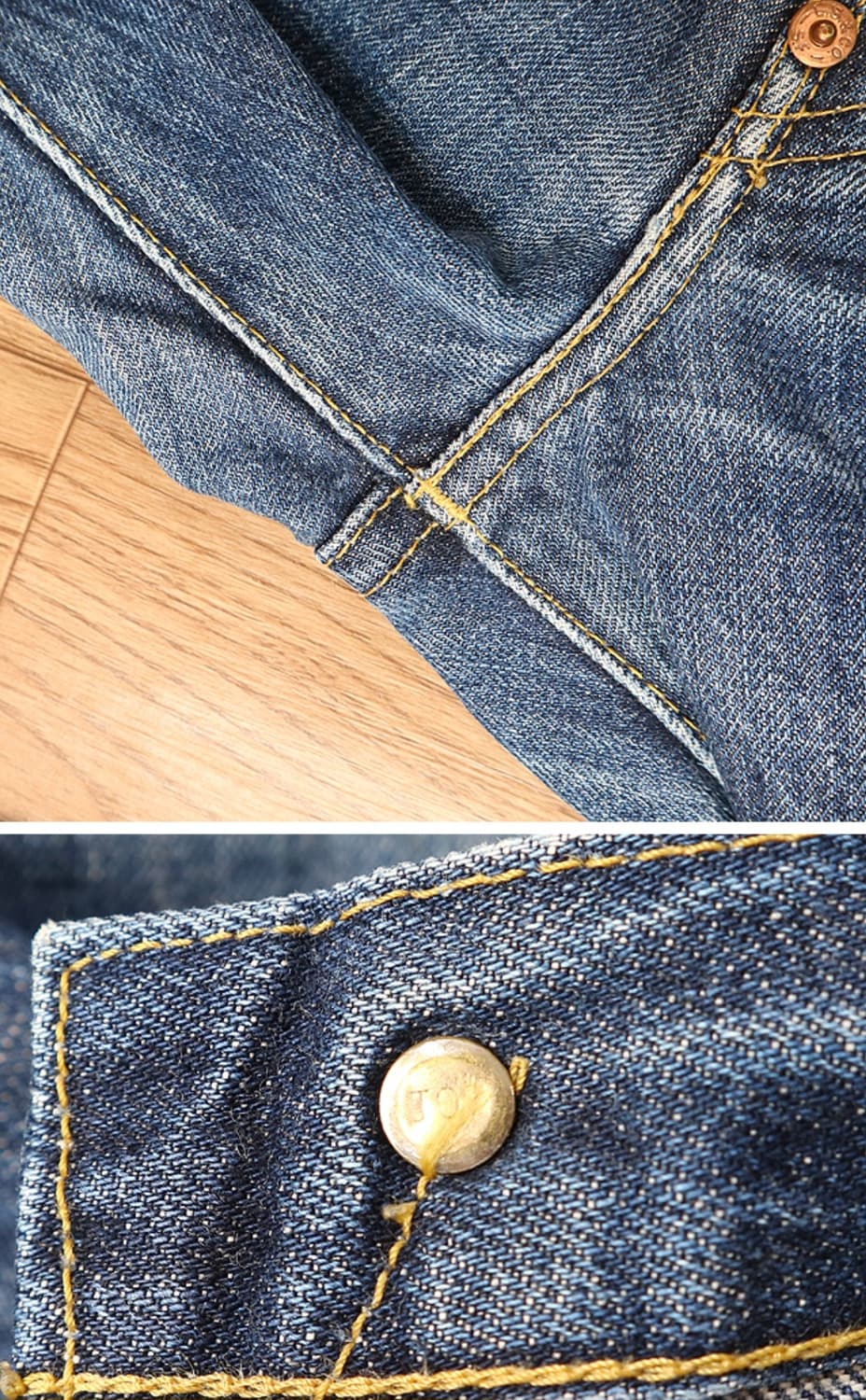 일본판 90S LEVIS LVC 리바이스 702XX 빅 E 셀비지 데님
 상품이미지9