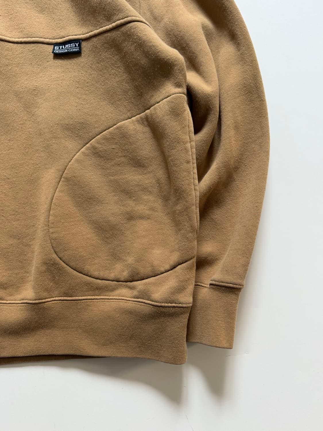 Stussy 스투시 딥베이지 컬러 카라 하프집업 맨투맨 상품이미지6