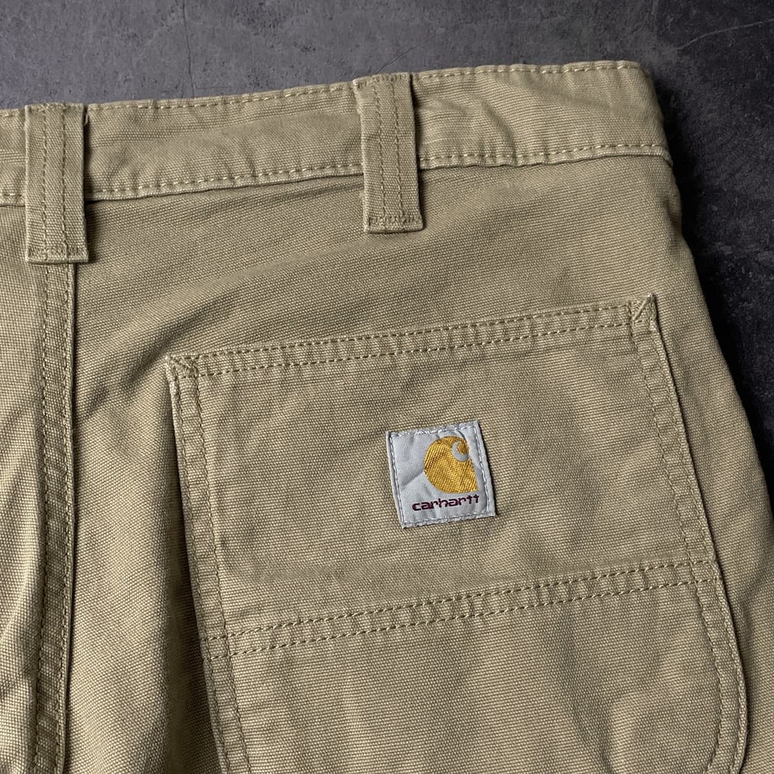 CARHARTT 칼하트 빈티지 베이지 스트레이트핏 워크팬츠 상품이미지8