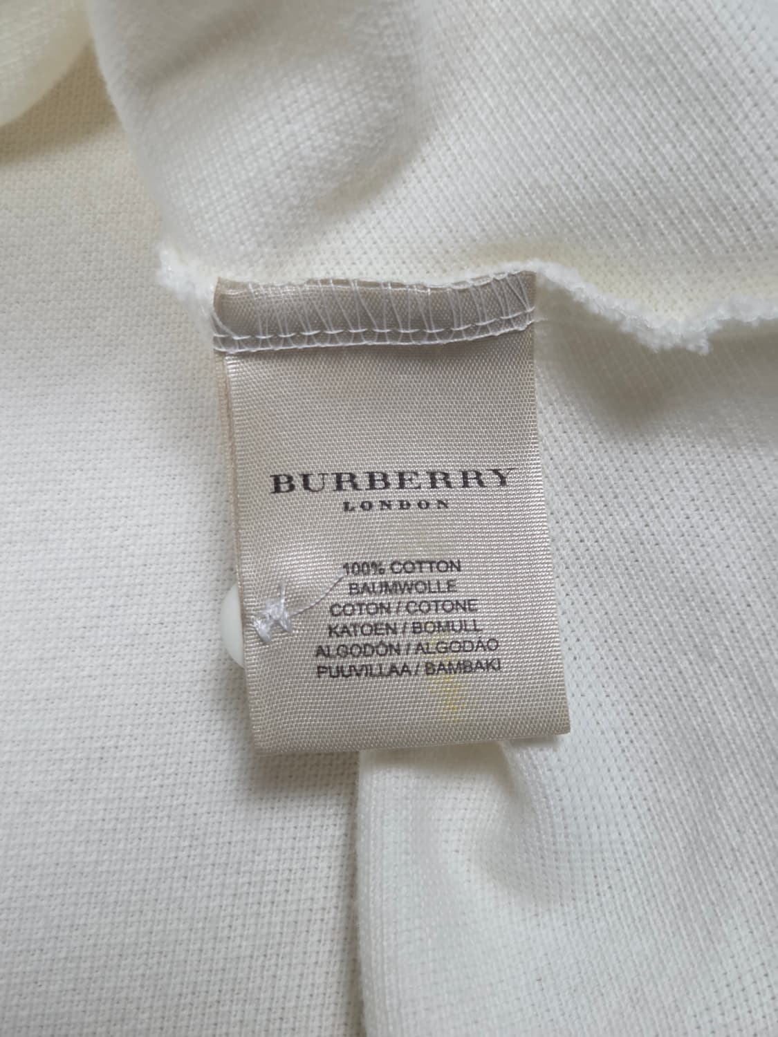 [버버리] 런던 노바 체크 카라 피케 반팔 폴로 셔츠 | S00132 상품이미지4