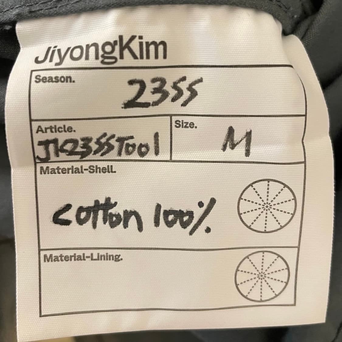 Jiyongkim Sun-bleached oversized shirt 상품이미지4