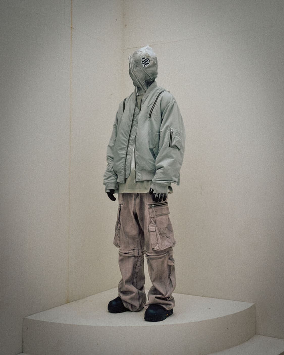스키즘인듀싱 ZIP BOMBER GREY 상품이미지1