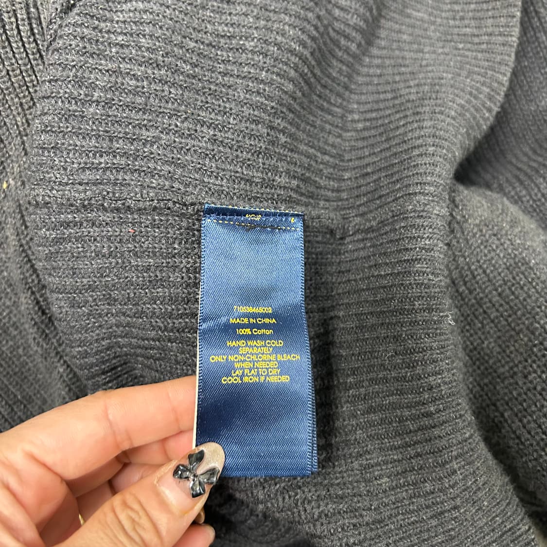 폴로 투웨이 니트집업[1371] 상품이미지7