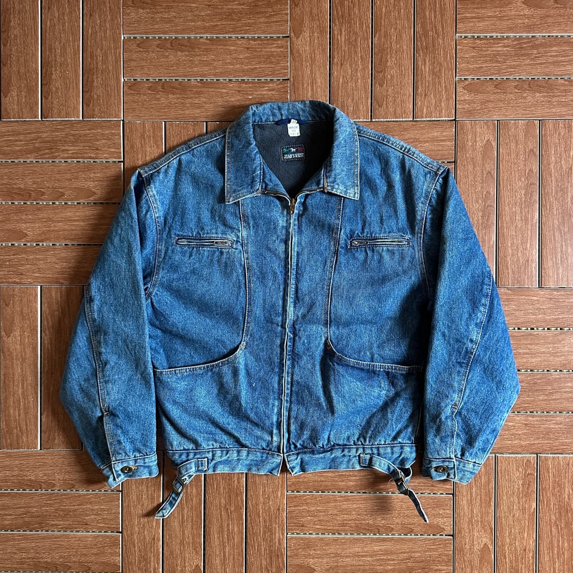 80‘s Jean’s West Italy work denim jacket 상품이미지1