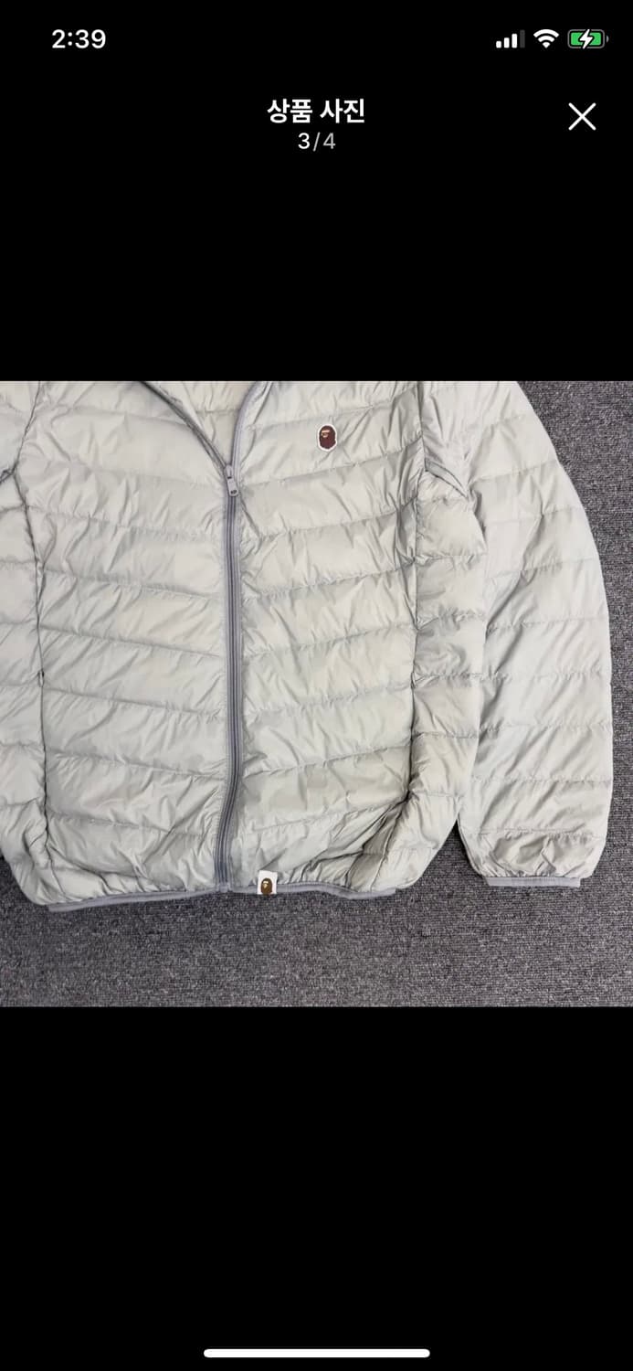 베이프 경량패딩 팝니다 상품이미지3