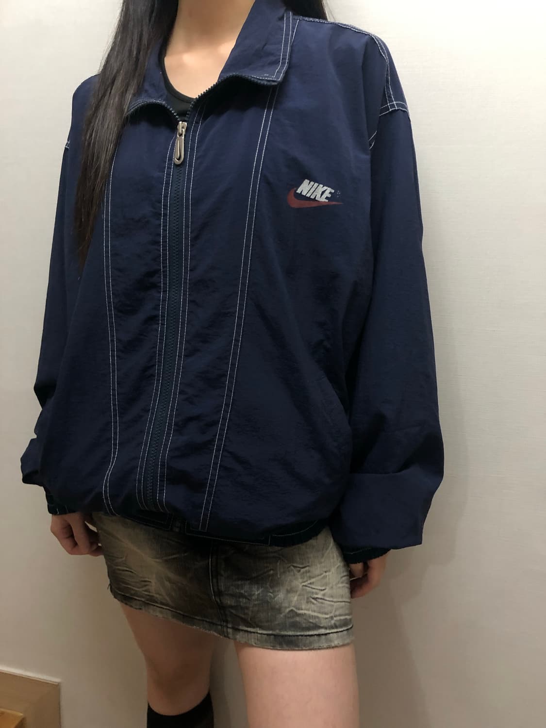 빈티지 나이키 네이비 바람막이 상품이미지7