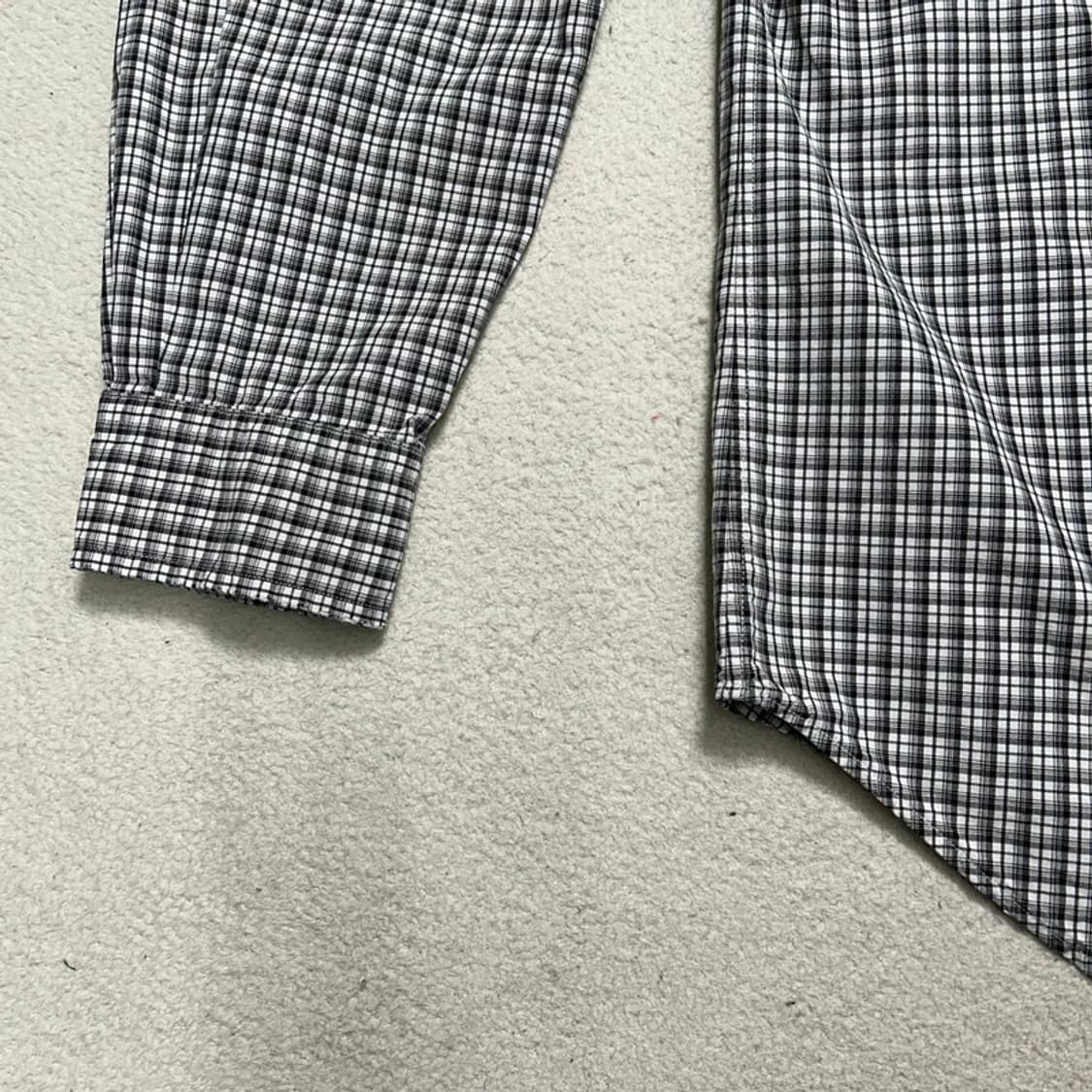 폴로랄프로렌 클래식 핏 체크 셔츠 올리브 M 상품이미지3