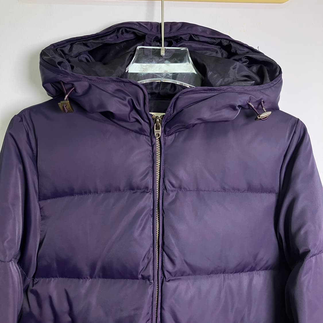 디젤 퍼플 덕다운 패딩 점퍼 S 상품이미지4
