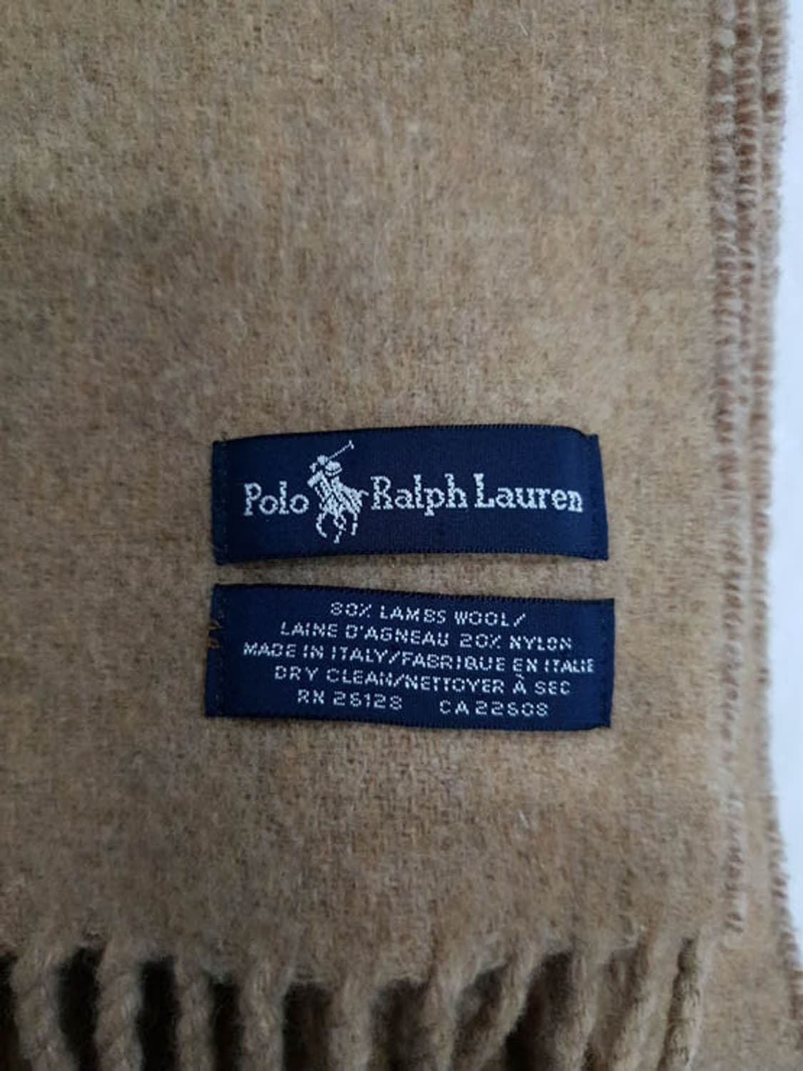 폴로 랄프로렌 헤링본 램스울100 머플러 상품이미지4