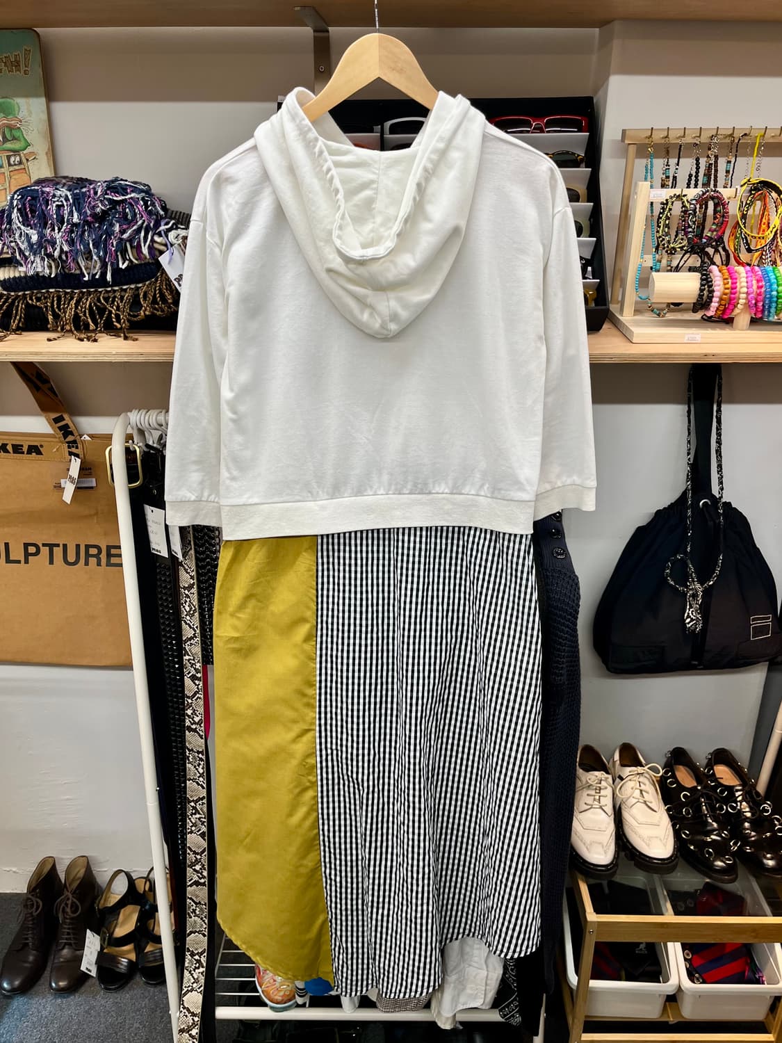 [55~66] 올리브데올리브 후드 원피스 M  상품이미지4