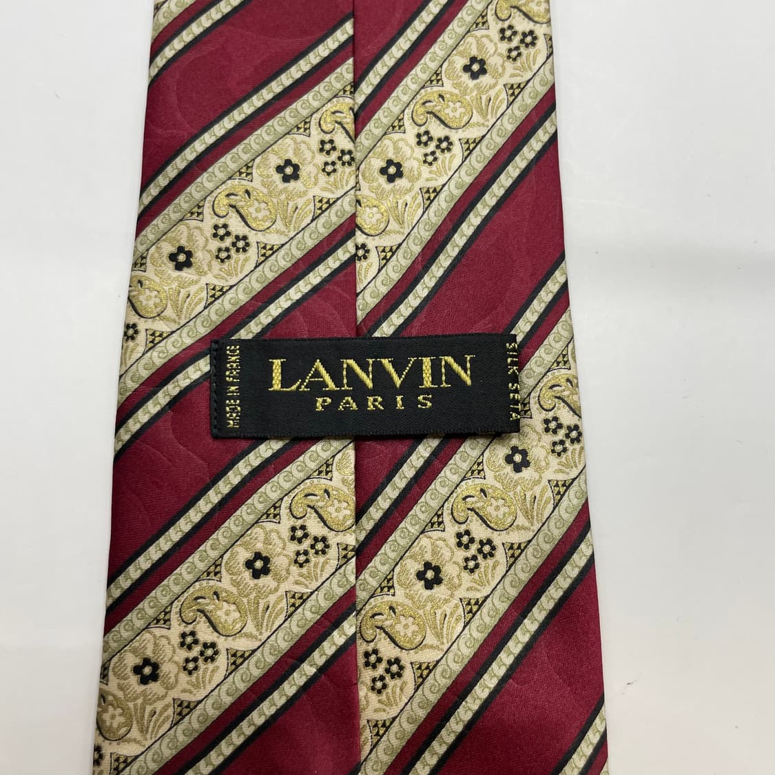 808) (LANVIN) 랑방 패턴 넥타이 상품이미지5