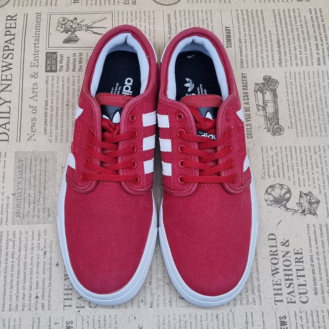 반스 어센틱 레드 스니커즈235 상품이미지2