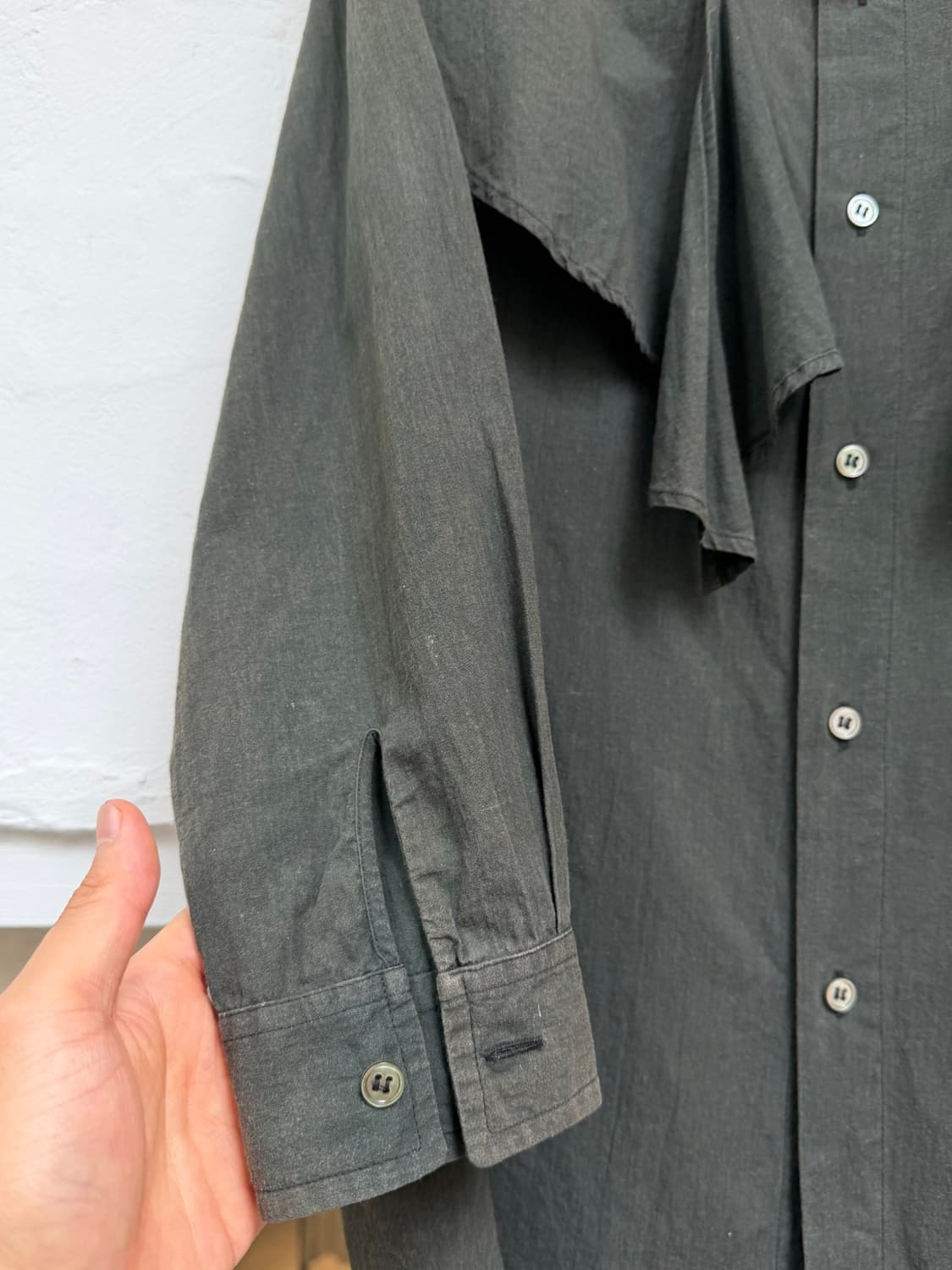 Comme des Garcons 러플 케이프 프릴 블라우스 M 상품이미지5