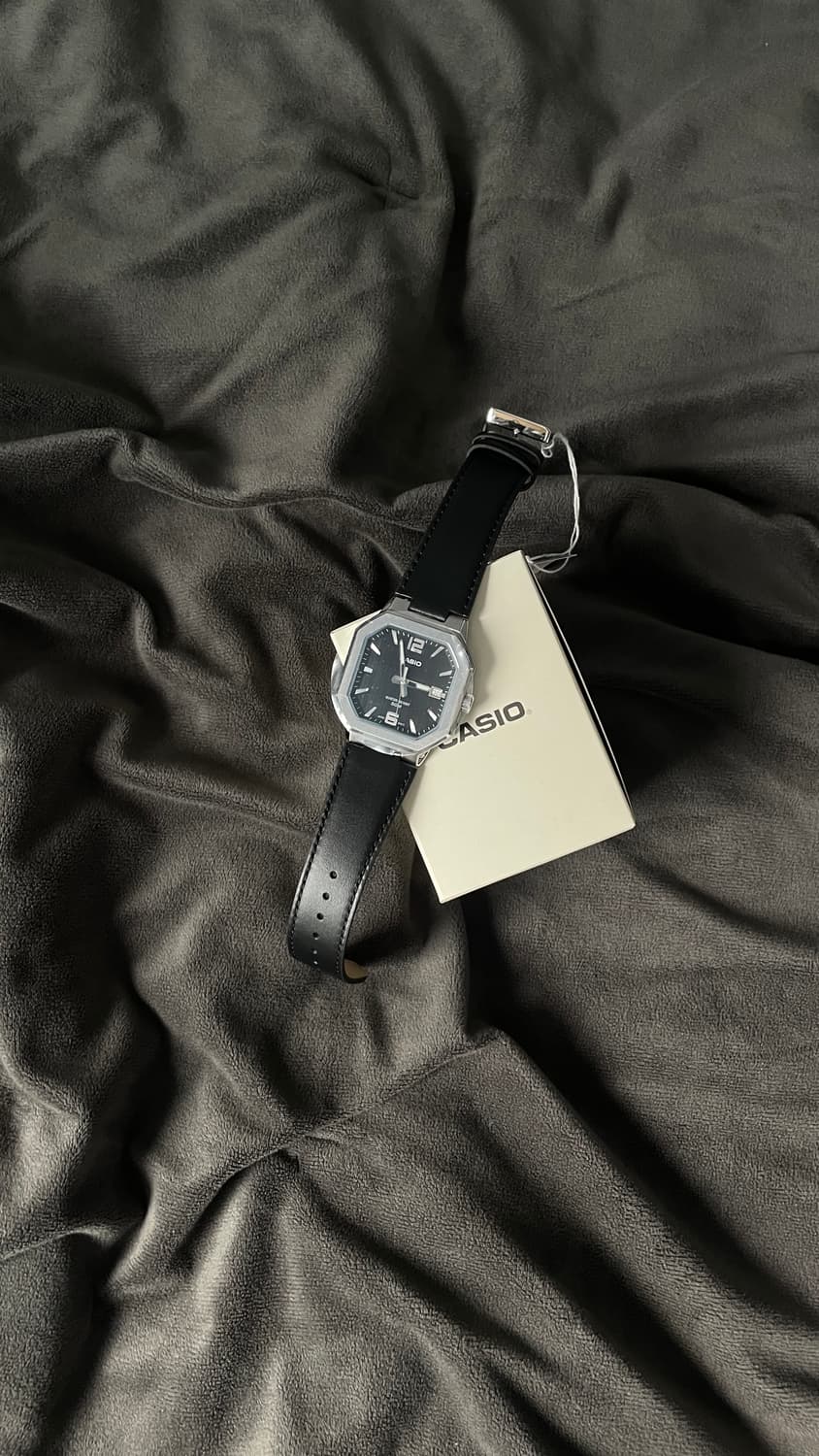 카시오 MTP 195 블랙 박스포함 새상품 상품이미지1