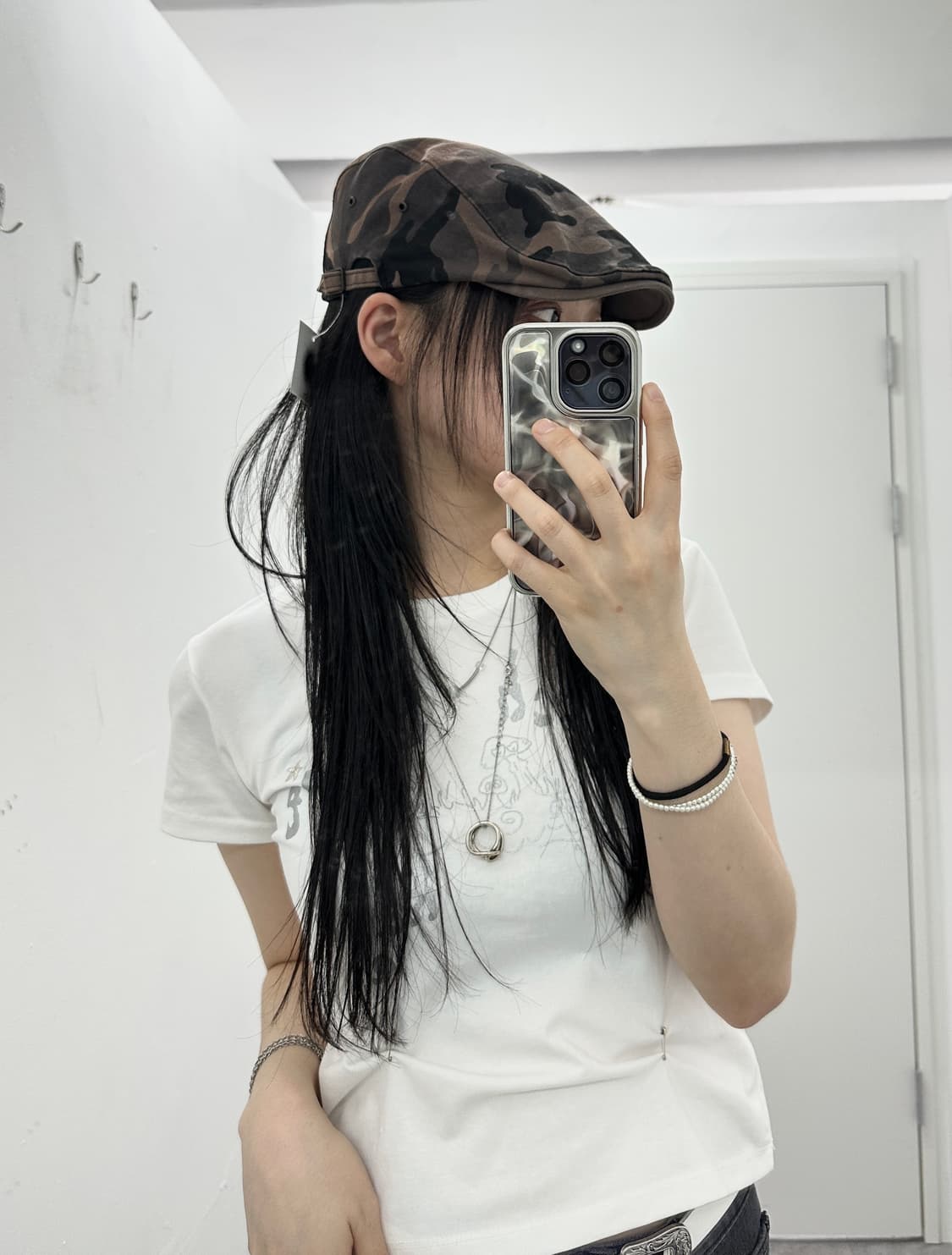 Vintage camo 헌팅캡 상품이미지2