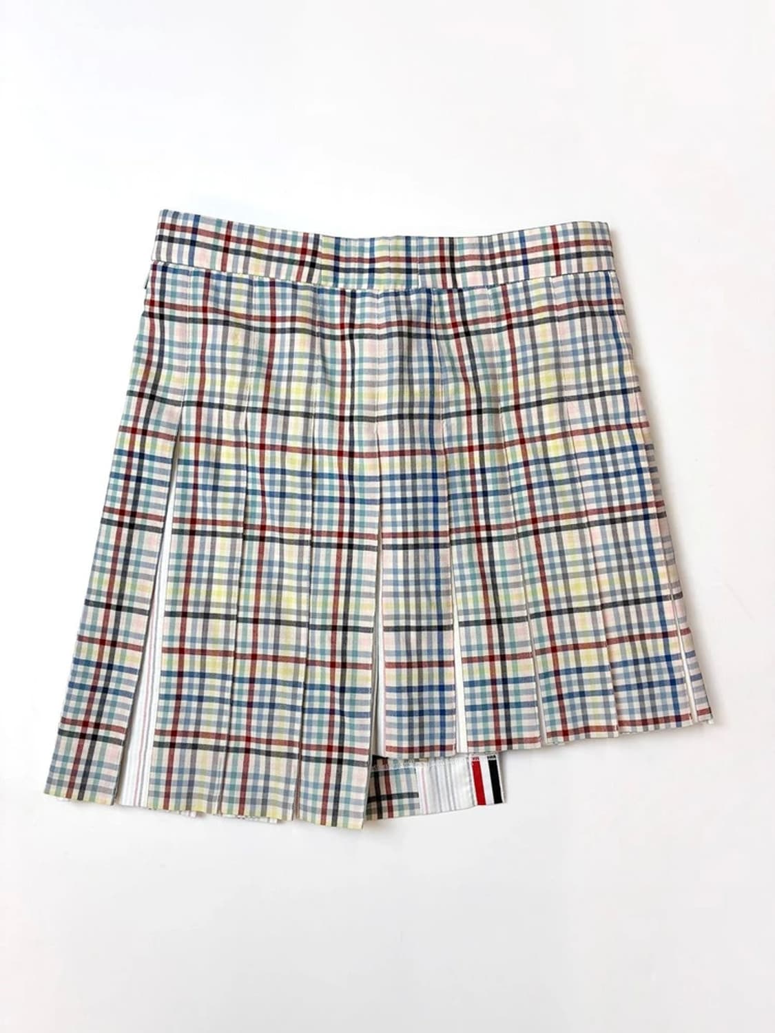 톰브라운 23ss 체크 프레이드 주름 미디 스커트 PN5681 상품이미지6