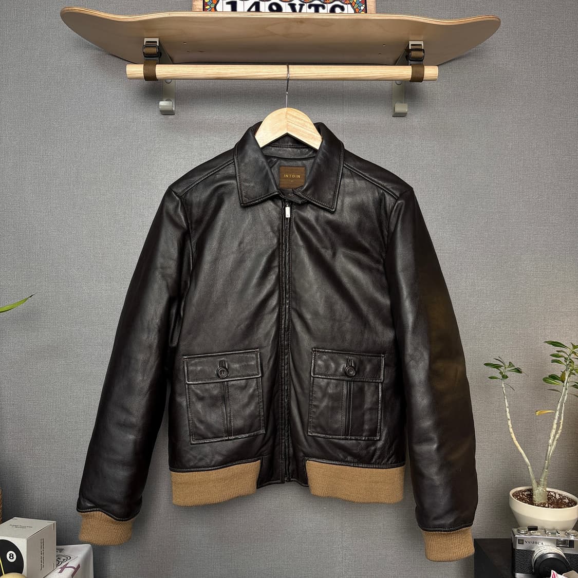 램스킨 봄버자켓 상품이미지2