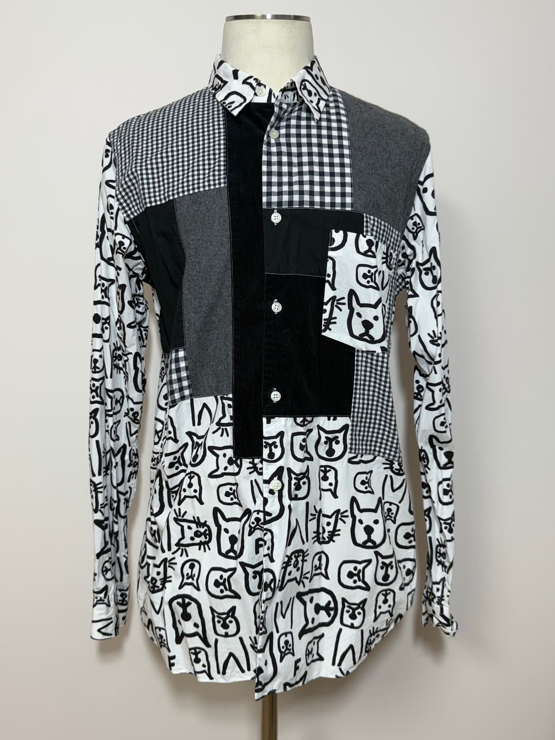 블랙 꼼데가르송 셔츠 XL 상품이미지3