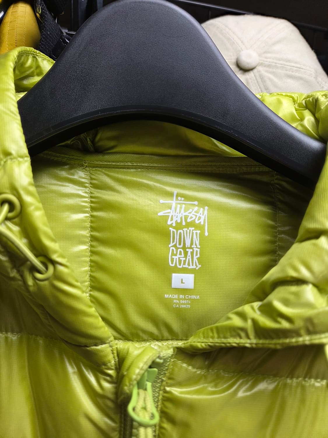 스투시 미드웨이트 후드 패딩 L 상품이미지2