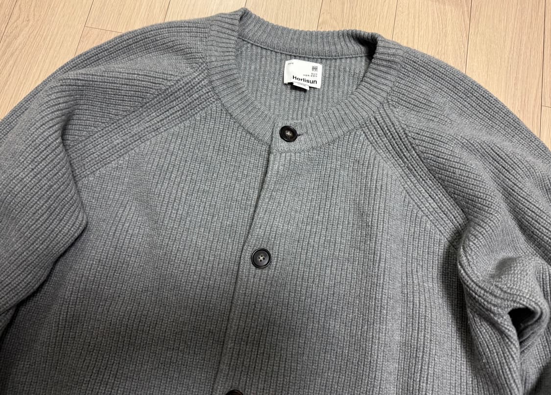 홀리선(Horlisun) 아네트 가디건 그레이 L 상품이미지3