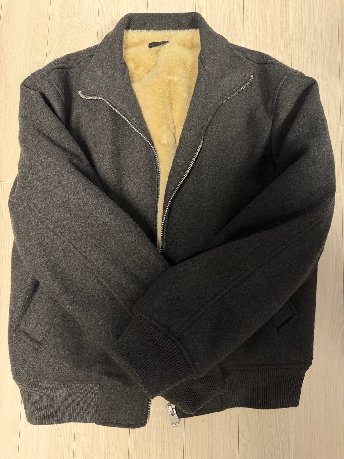 자라 콤비 봄버 자켓 상품이미지2