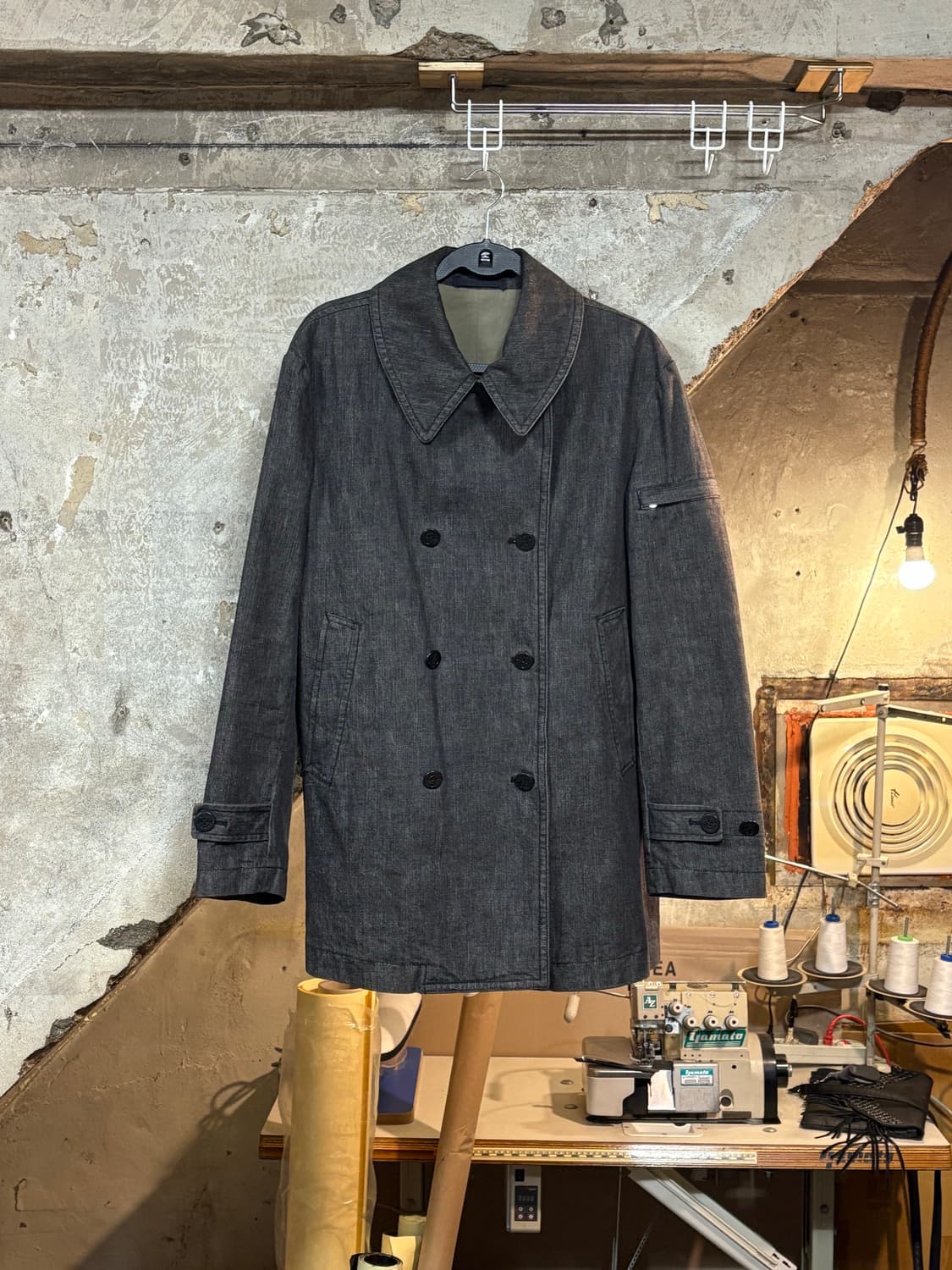 BLUE WAY 데님 피코트 상품이미지1