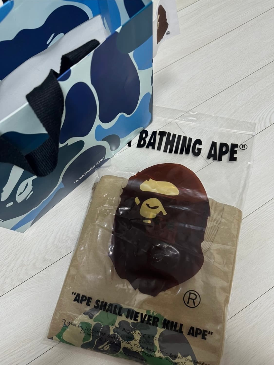 베이프 카모 반팔티 상품이미지2