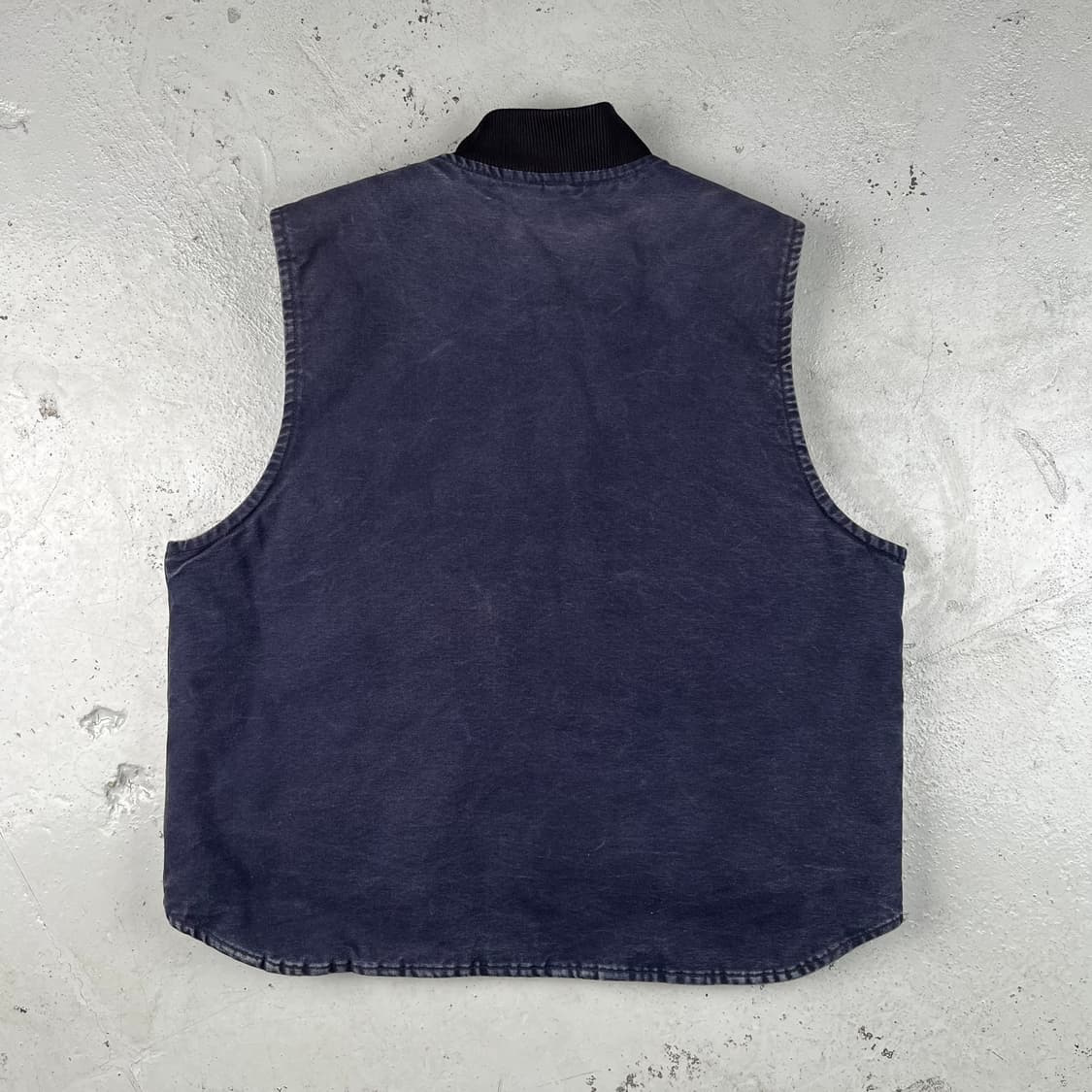 빈티지 칼하트 퀄팅 베스트 미드나잇 네이비 상품이미지3