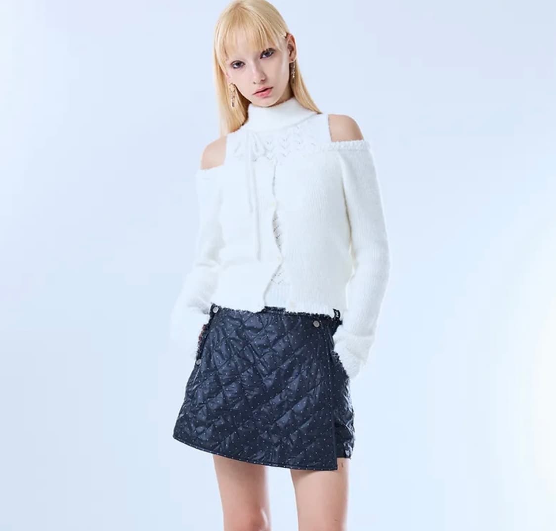 러브이즈트루 레이어드 가디건 (장원영 착용) 상품이미지3