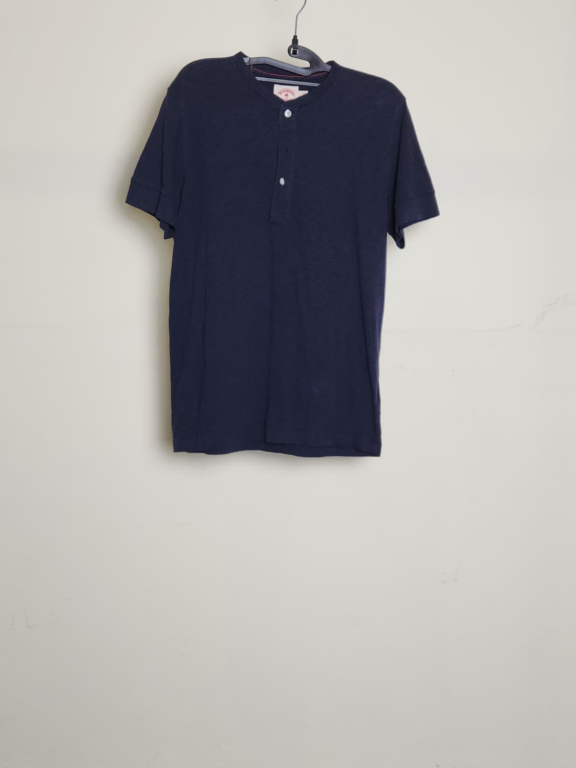 브룩스 브라더스 네이비 헨리넥 반팔티 상품이미지1