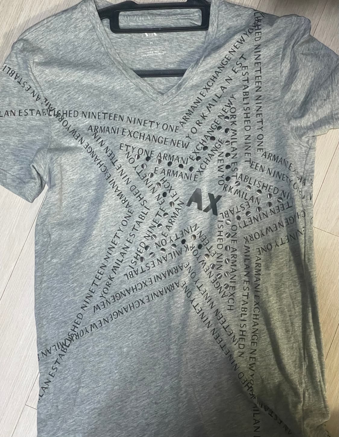 Armani exchange 아르마니 익스체인지 반팔 티셔츠 상품이미지1