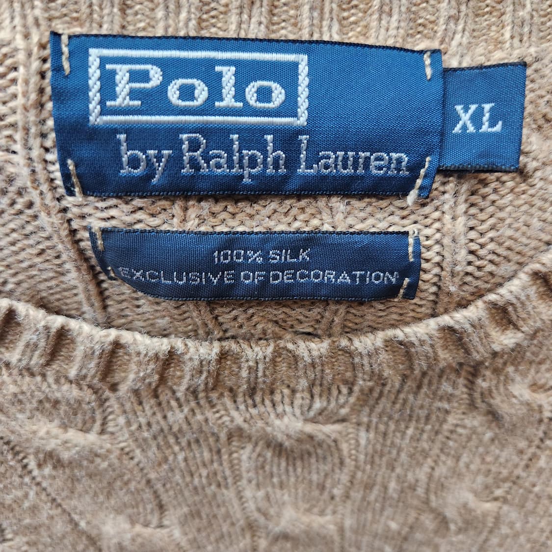 폴로랄프로렌 케이블 로고 니트 XL( L~XL) 상품이미지4