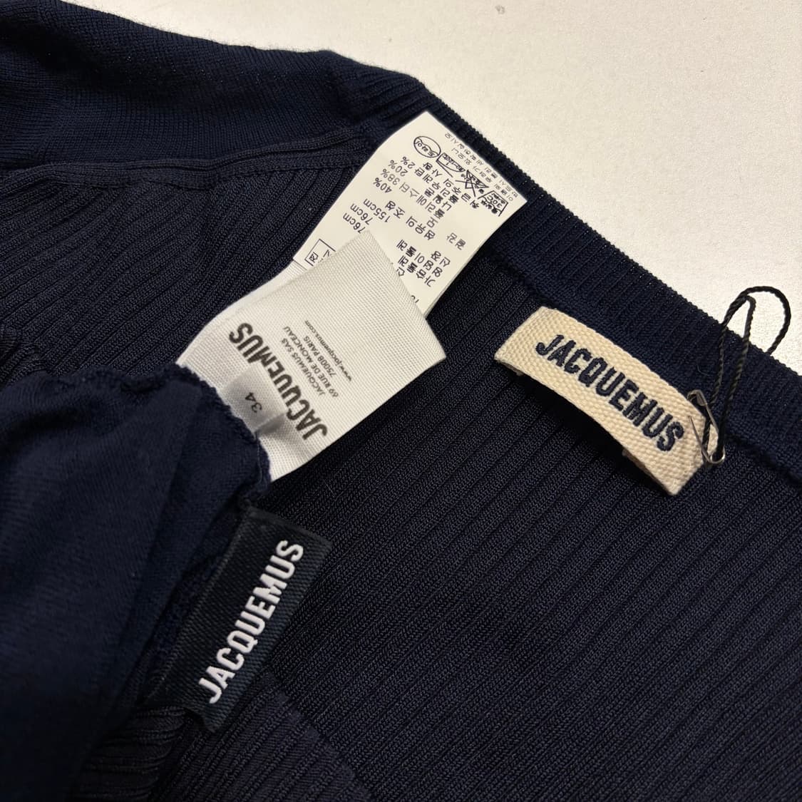 [34] 자크뮈스 사르가스 다크네이비 셔링 긴팔 티셔츠 C416 상품이미지4