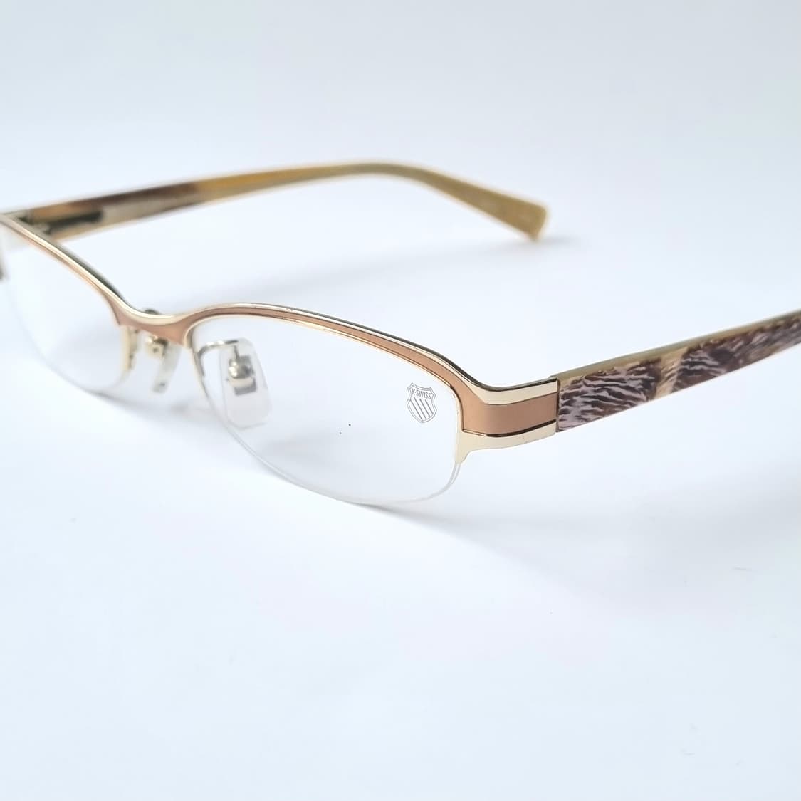 데드스탁  K-SWISS 반무테 텍스처 패턴 안경테 상품이미지3