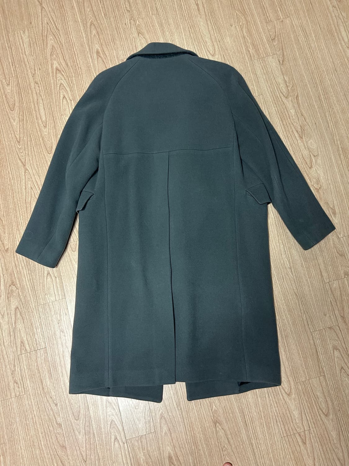 시스템 울캐시미어 더블코트 애쉬그레이(95) 남성남자롱코트 솔리드타임 상품이미지8