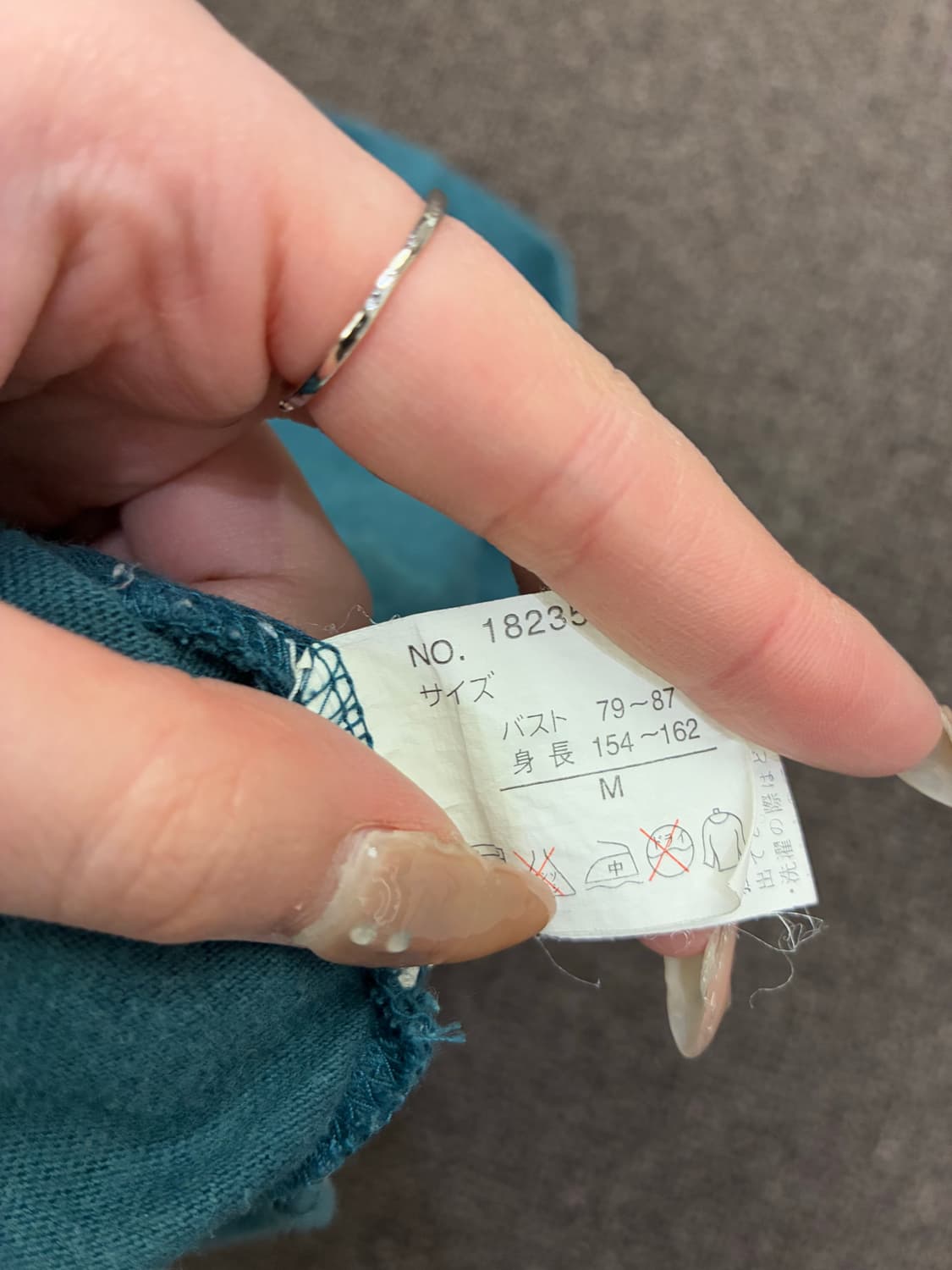 M)Japanese vintage 여성 스톤 디테일 꽃 레이스 슬리브리스 상품이미지4