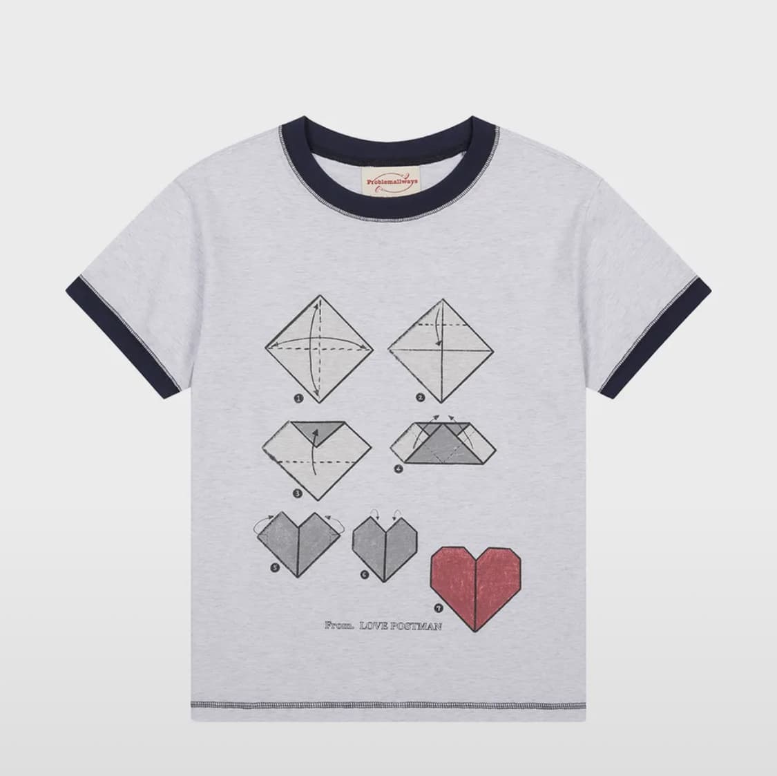 프라블럼올웨이즈 love postman t-shirt 상품이미지1