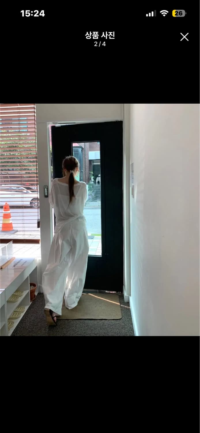 미뮤즈씨 deep V see-through T 상품이미지2