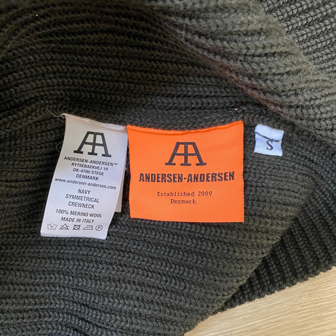 [ S ] 안데르센 안데르센 세일러 크루넥 니트 상품이미지3